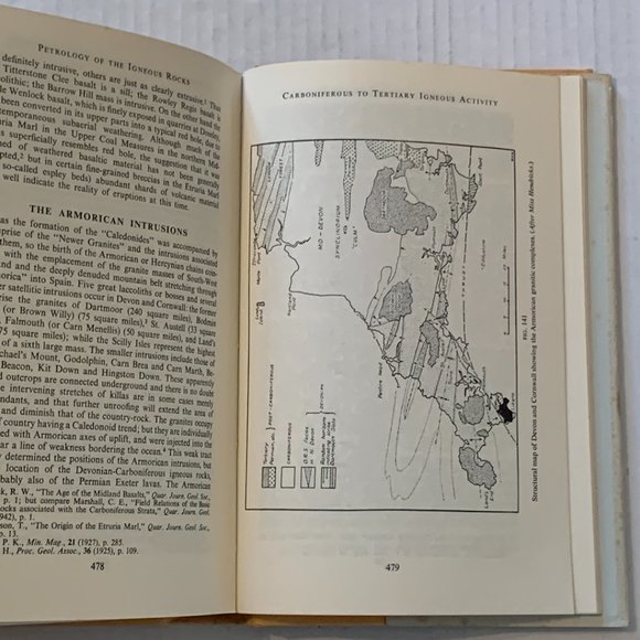Petrology of the Igneous Rocks HC Book with Dust Jacket 1961 - Picture 12 of 14